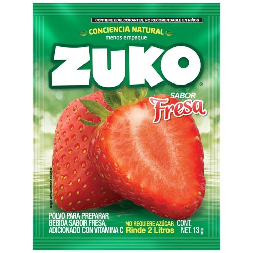 ZUKO SABOR FRESA DE 13 GR.