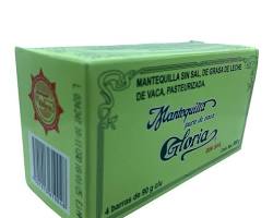 MANTEQUILLA GLORIA S/SAL  90 GR