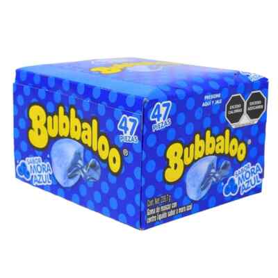 BUBBALOO SABOR MORA AZUL 5.1 GRS