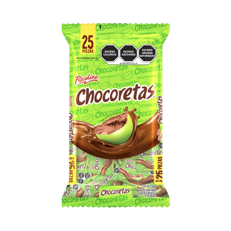 CHOCORETAS RICOLINO 53 GRS