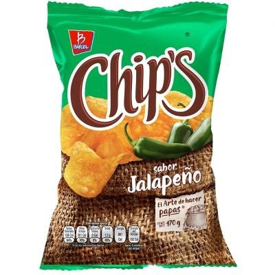 CHIPS JALAPEÑO BARCEL 170 GRS