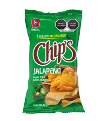CHIPS JALAPEÑO 62 GRAMOS