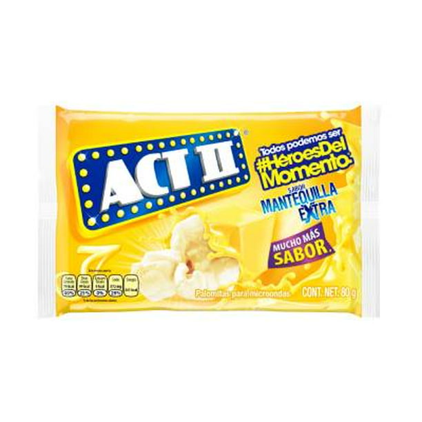 PALOMITAS ACT II SABOR MANTEQUILLA 80 GR