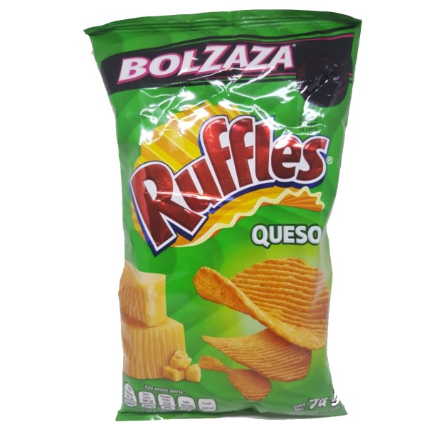 BOLZAZA RUFFLES QUESO 88 G