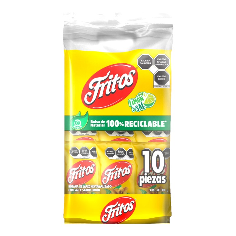 FRITOS SAL Y LIMON SABRITAS 60 GRS
