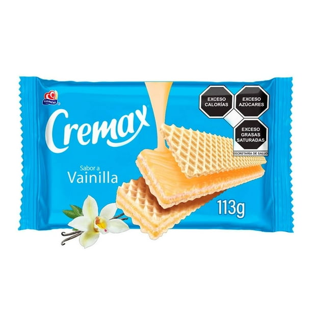 GALLETAS CREMAX SAOR VAINILLA + 2 GALLETAS GAMESA 113 G