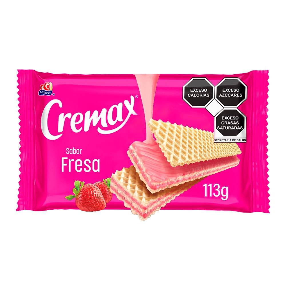 GALLETAS CREMAX SABOR FRESA GAMESA + 2 GALLETAS 113 G