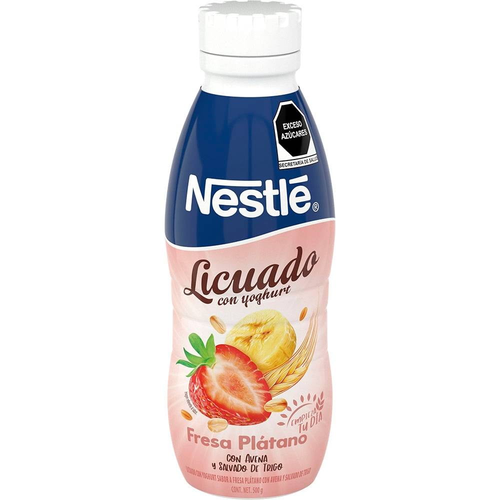 YOG LICUADO FRESA PLATANO NESTLE 500 GR